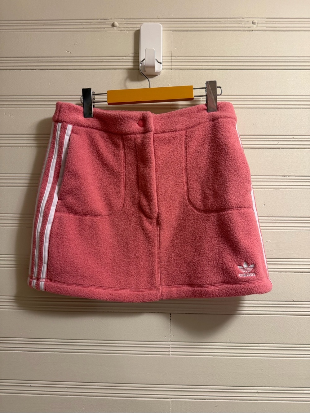 Adidas Originals Primegreen Pink Fleece Mini Skirt NWT Women’s Small